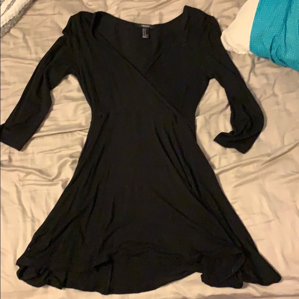 Medium Deep V-neck Forever 21 dress.